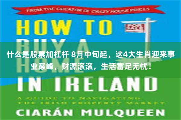 什么是股票加杠杆 8月中旬起，这4大生肖迎来事业巅峰，财源滚滚，生活富足无忧！