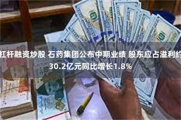 杠杆融资炒股 石药集团公布中期业绩 股东应占溢利约30.2亿元同比增长1.8%