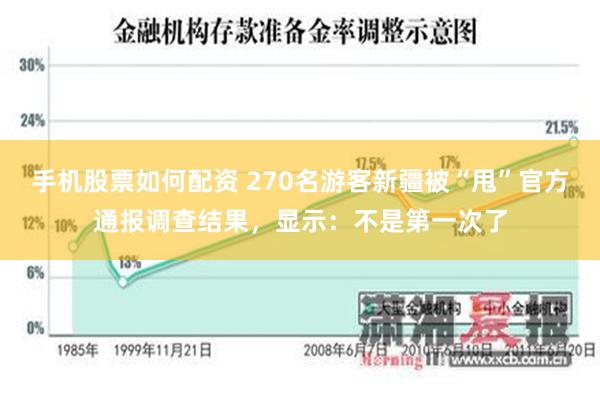 手机股票如何配资 270名游客新疆被“甩”官方通报调查结果，显示：不是第一次了