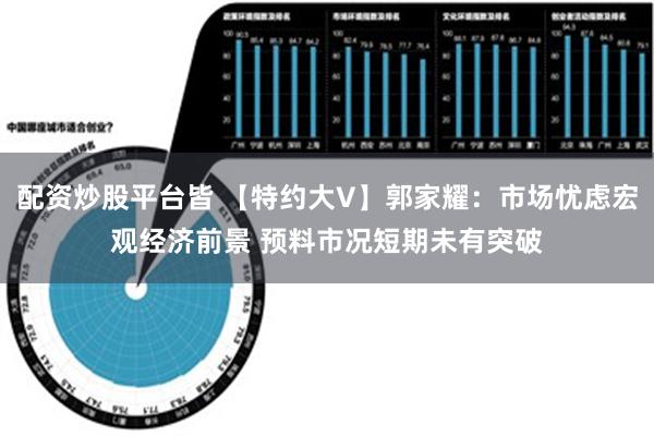 配资炒股平台皆 【特约大V】郭家耀：市场忧虑宏观经济前景 预料市况短期未有突破