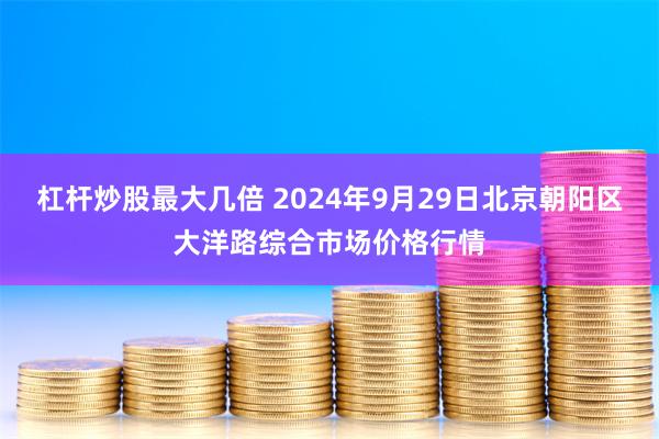 杠杆炒股最大几倍 2024年9月29日北京朝阳区大洋路综合市场价格行情