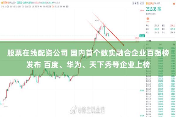 股票在线配资公司 国内首个数实融合企业百强榜发布 百度、华为、天下秀等企业上榜