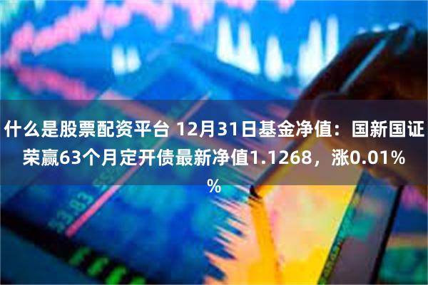 什么是股票配资平台 12月31日基金净值：国新国证荣赢63个月定开债最新净值1.1268，涨0.01%