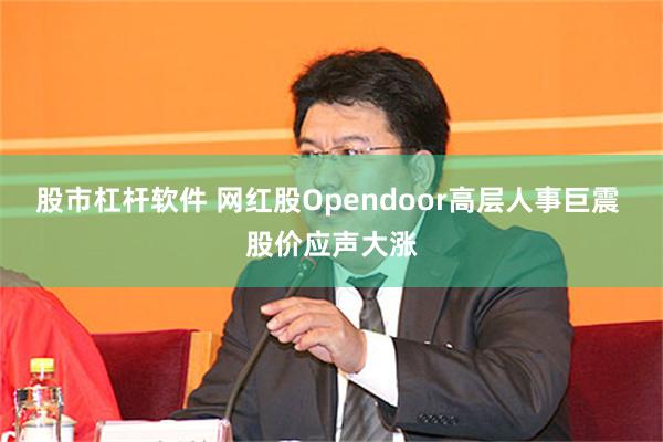 股市杠杆软件 网红股Opendoor高层人事巨震 股价应声大涨
