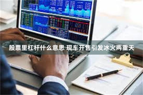 股票里杠杆什么意思 现车开售引发冰火两重天